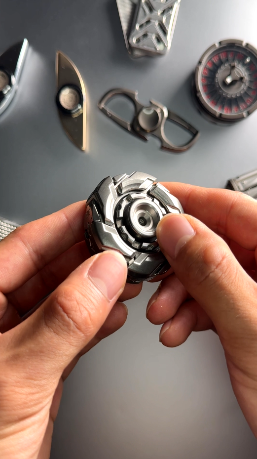 TACTIQLab. x FIDGET SPINNER - TORQUE - STAINLESS STEEL EDITION
