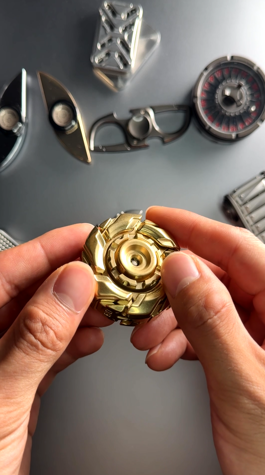 TACTIQLab. x FIDGET SPINNER - TORQUE - STAINLESS STEEL EDITION